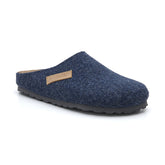 Imagen del producto Zueco Boston Fieltro Azul