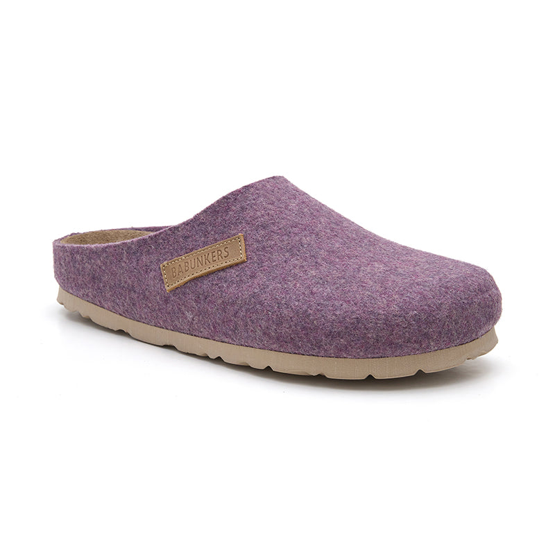 Imagen del producto Zueco Boston Fieltro Lila