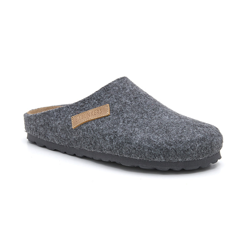 Imagen del producto Zueco Boston Fieltro Gris