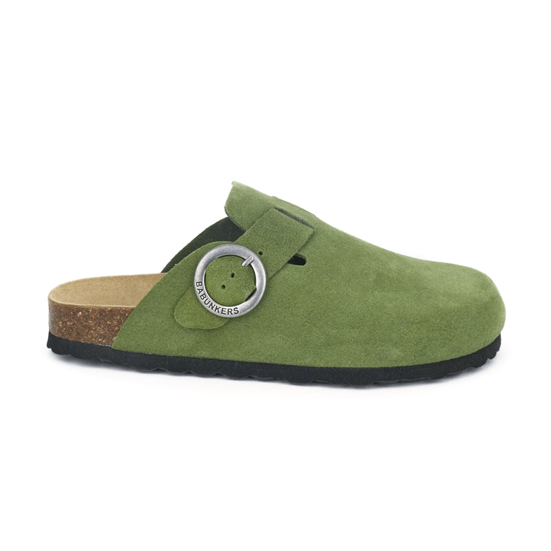 Zueco Vigo Verde Mujer
