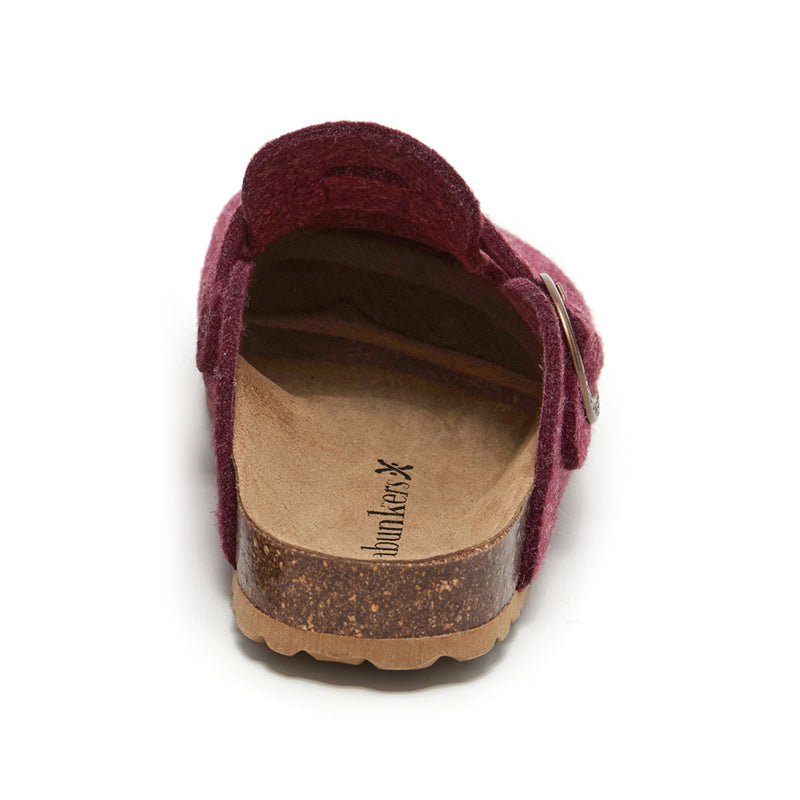 Imagen del producto Zueco Riga Burdeos Mujer