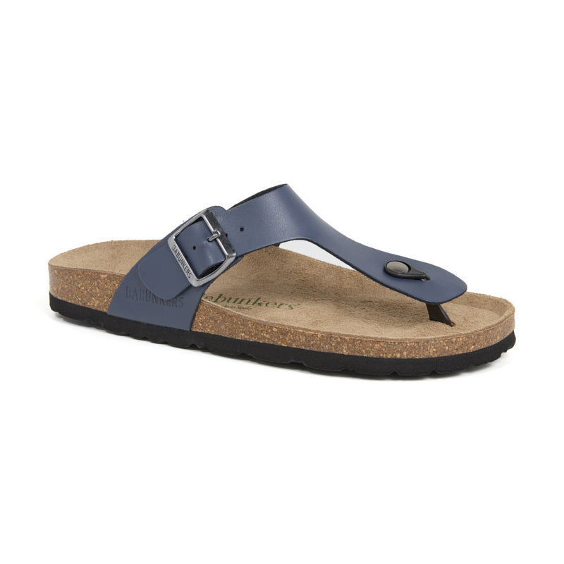 Imagen del producto Sandalia Ibiza Piel Azul Hombre