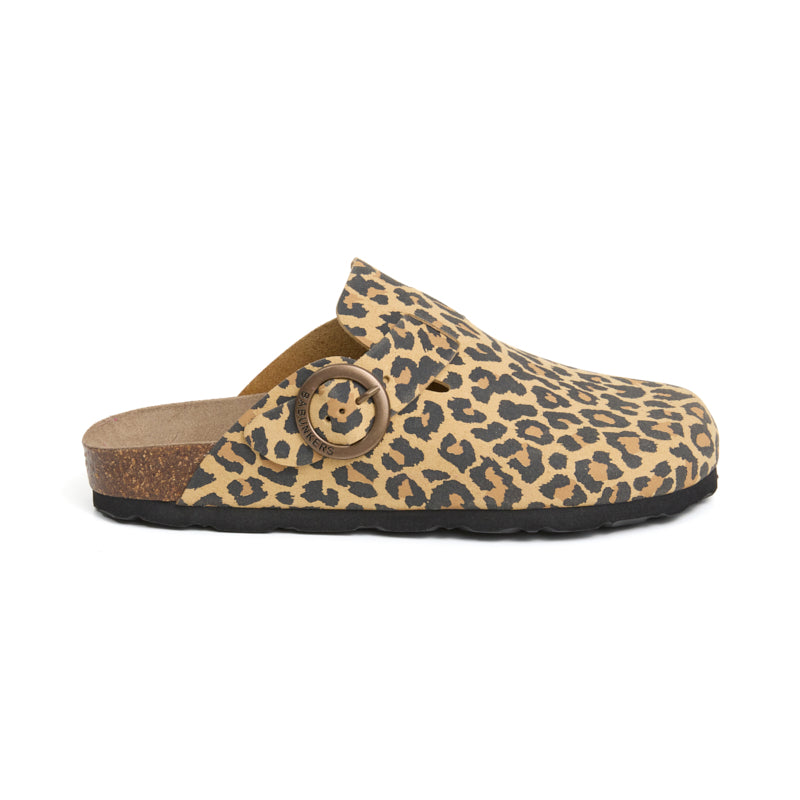 Imagen del producto Zueco Palermo Leopardo Mujer