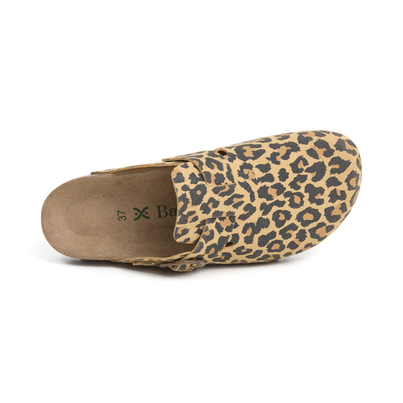 Imagen del producto Zueco Palermo Leopardo Mujer