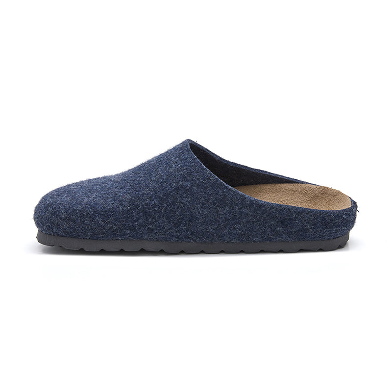 Imagen del producto Zueco Boston Fieltro Azul