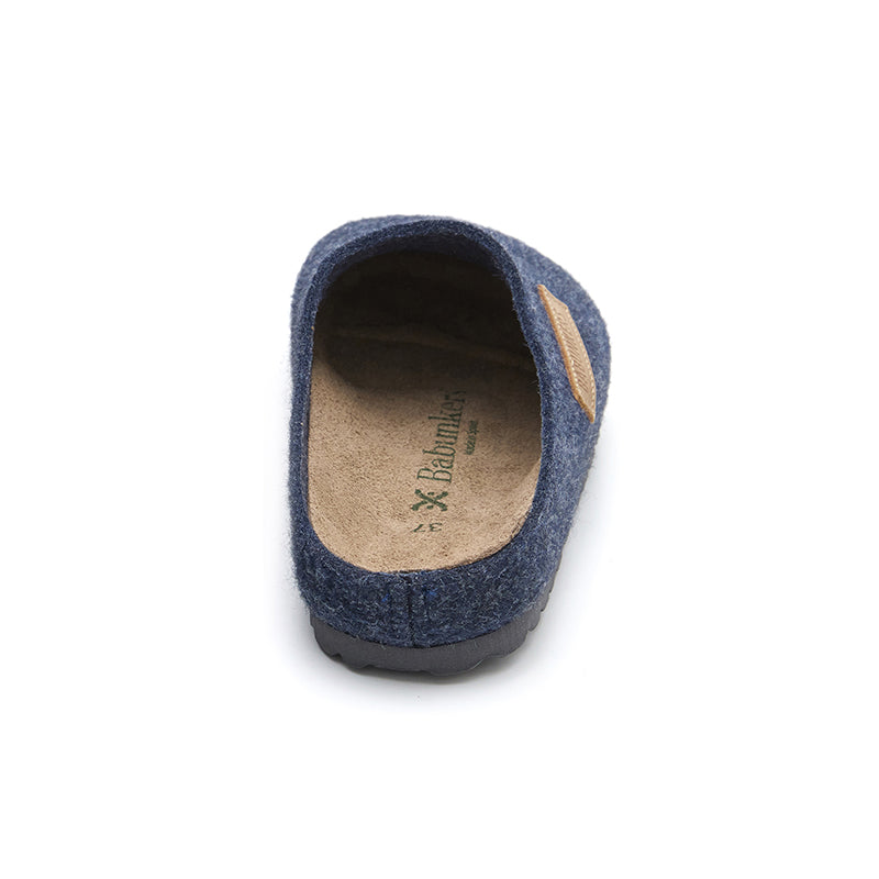 Imagen del producto Zueco Boston Fieltro Azul