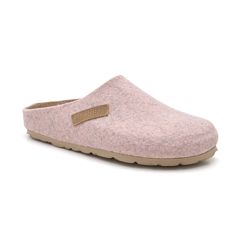 Imagen del producto Zueco Boston Fieltro Rosa