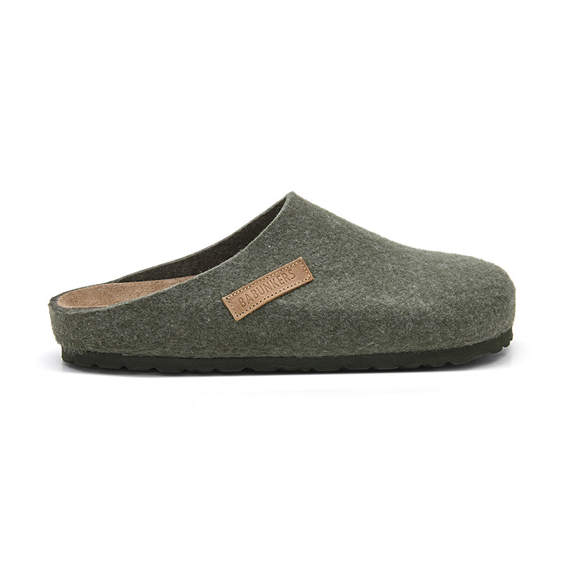 Imagen del producto Zueco Boston Fieltro Verde