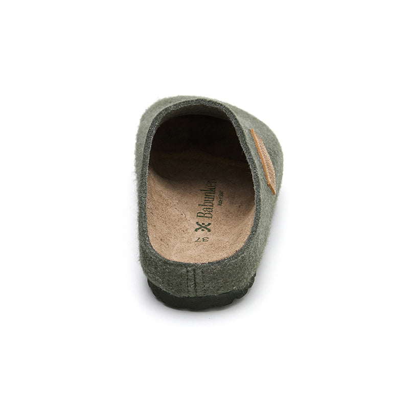 Imagen del producto Zueco Boston Fieltro Verde
