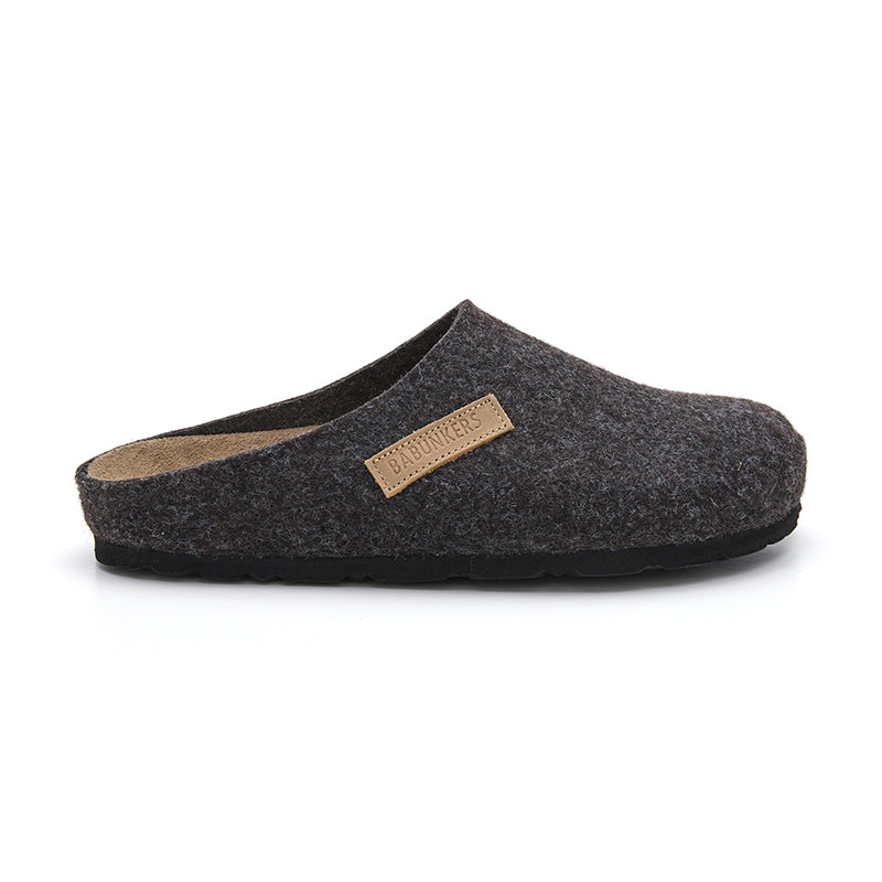Imagen del producto Zueco Boston Fieltro Negro