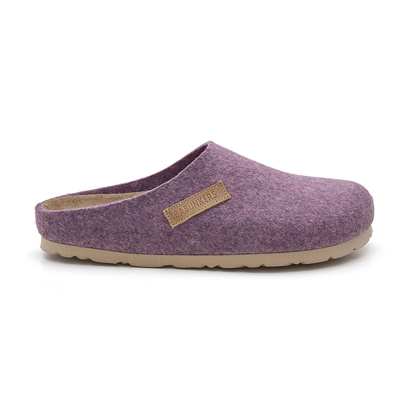 Imagen del producto Zueco Boston Fieltro Lila