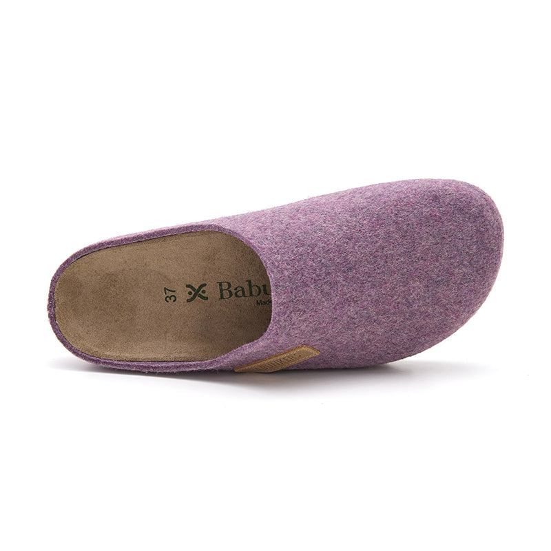 Imagen del producto Zueco Boston Fieltro Lila