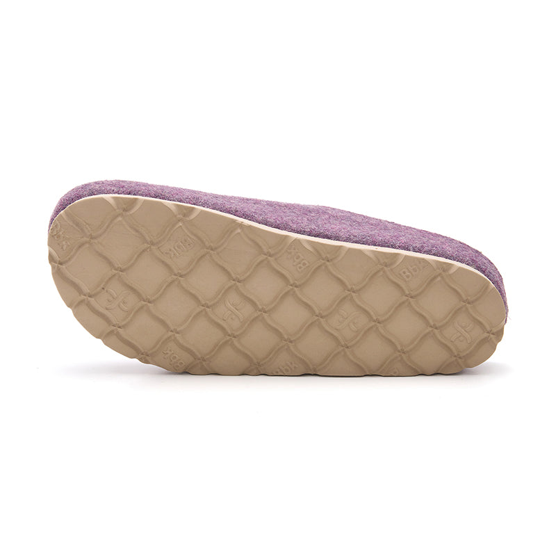 Imagen del producto Zueco Boston Fieltro Lila