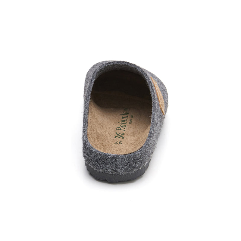 Imagen del producto Zueco Boston Fieltro Gris