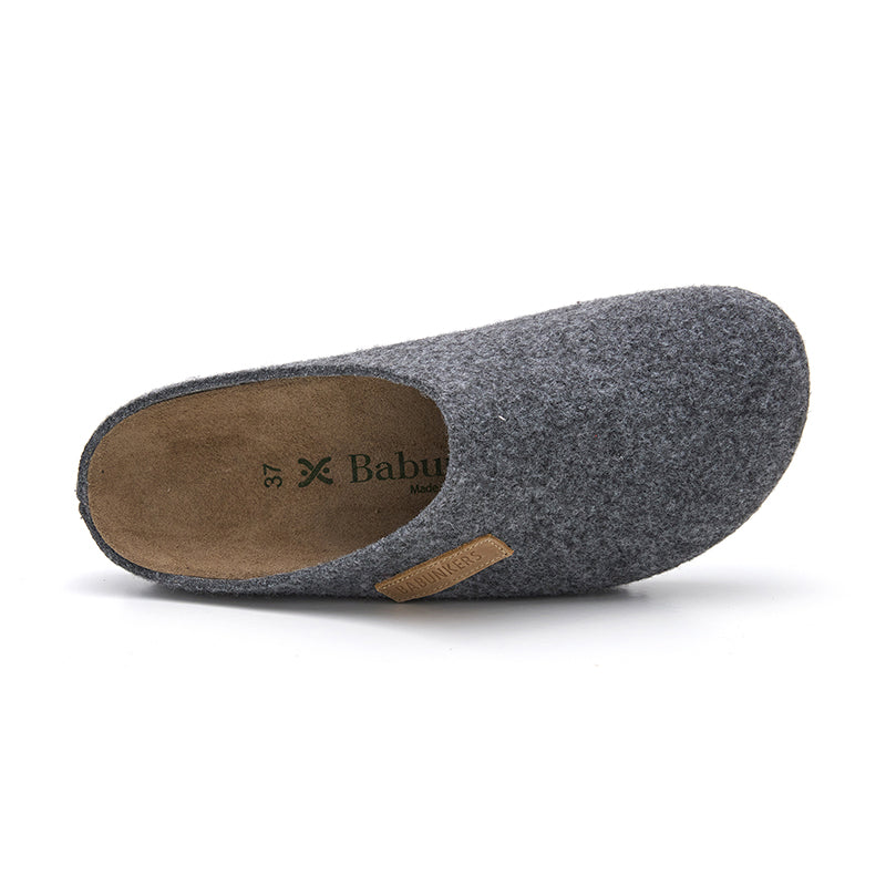Imagen del producto Zueco Boston Fieltro Gris