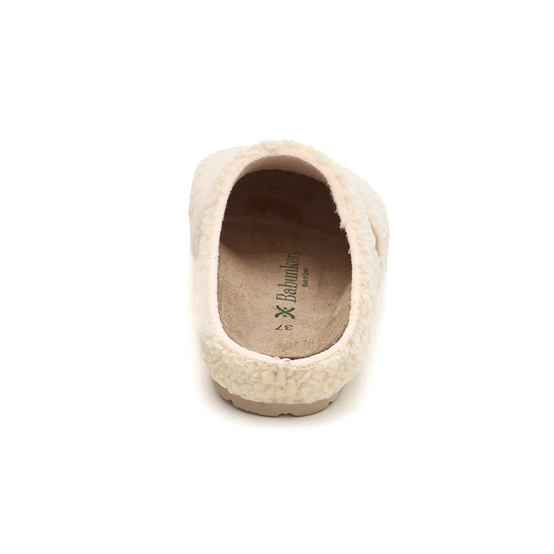 Imagen del producto Zueco Boston Borreguito Beige