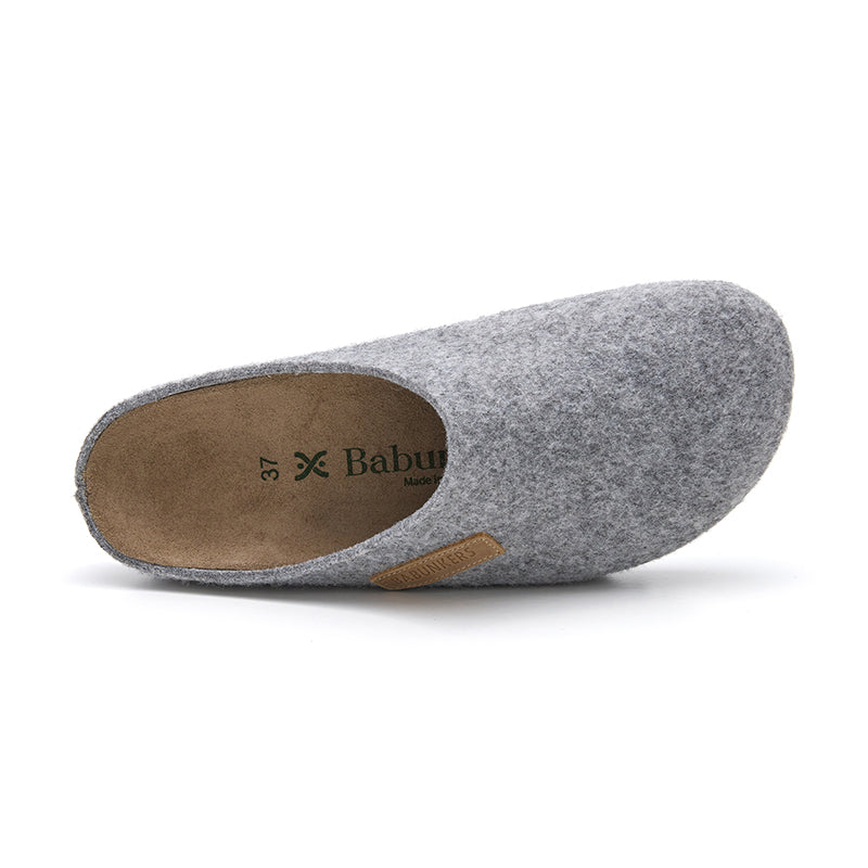 Imagen del producto Zueco Boston Fieltro Gris