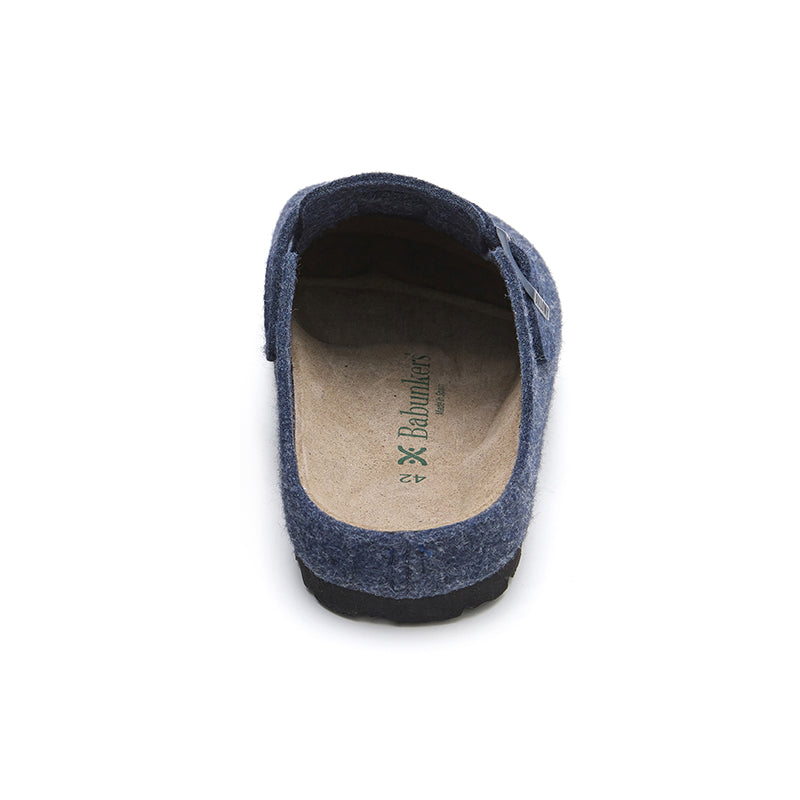 Imagen del producto Zueco Chicago Fieltro Azul